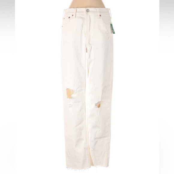 NWT Gap Women’s Cheeky Straight High Rise Jeans size 27/4L - Picture 1 of 5